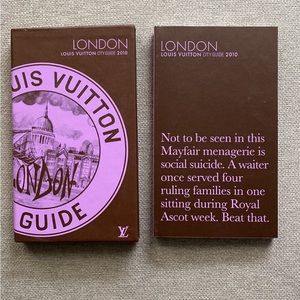 Louis Vuitton London Guidebook
